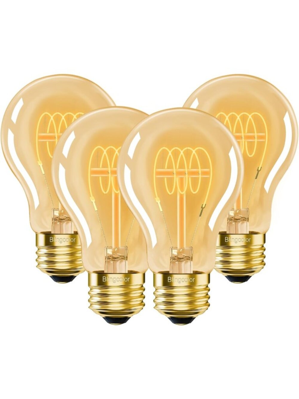 Vintage LED Edison Light Bulbs 40W E26 Warm Light 2200K - Retro Home Decor
